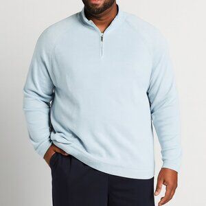 Tommy Bahama Mens Relax Fit 1/4 Zip Pullover Oversize Top Size XL/TG